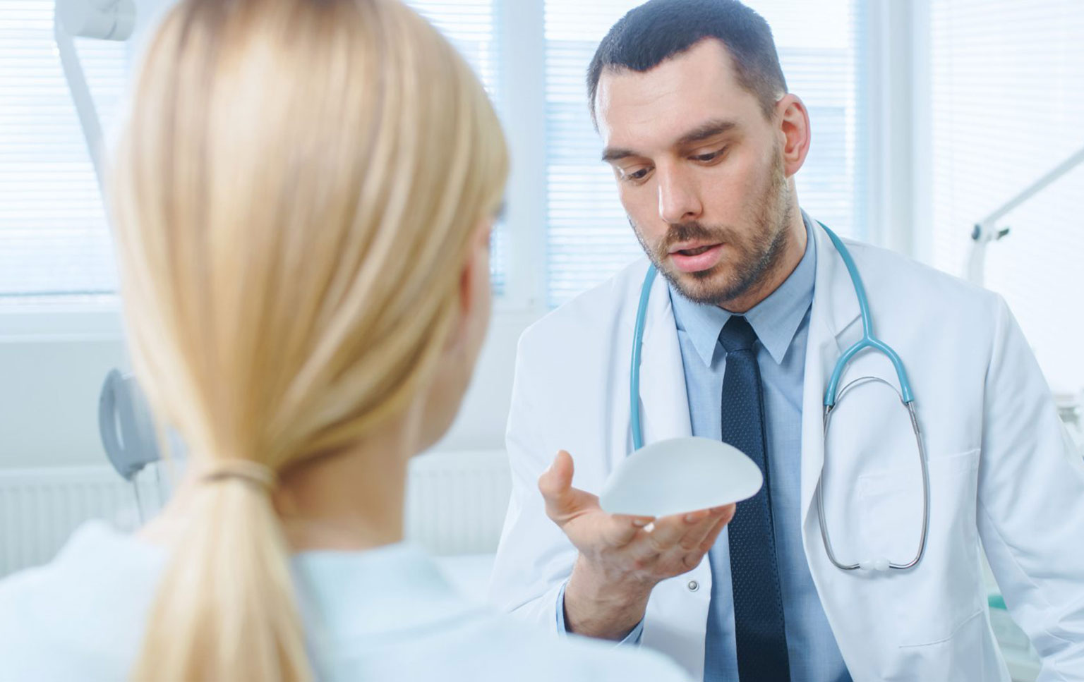 physician and patient consultation